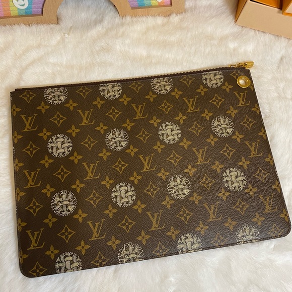 🎀Louis Vuitton Limited Edition Monogram Collaboration Rope Pochette Voyage - Picture 4 of 16